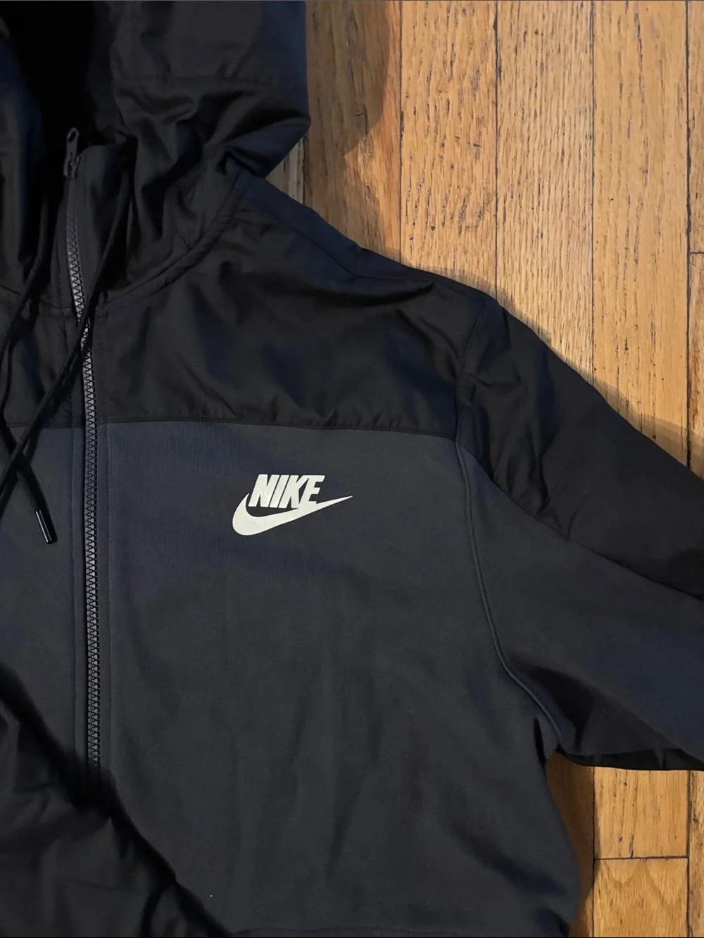 Nike Advance 15 Full-Zip Fleece Jacket - Charcoal Grey & Black - X Large